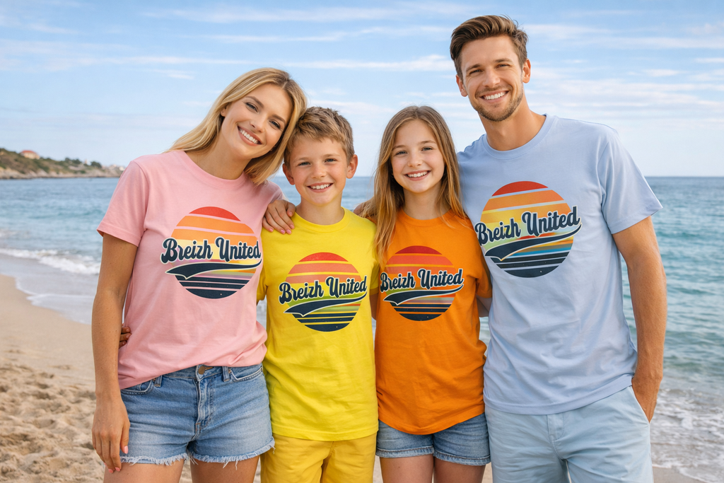 Tee-Shirt Breizh United Sun Color