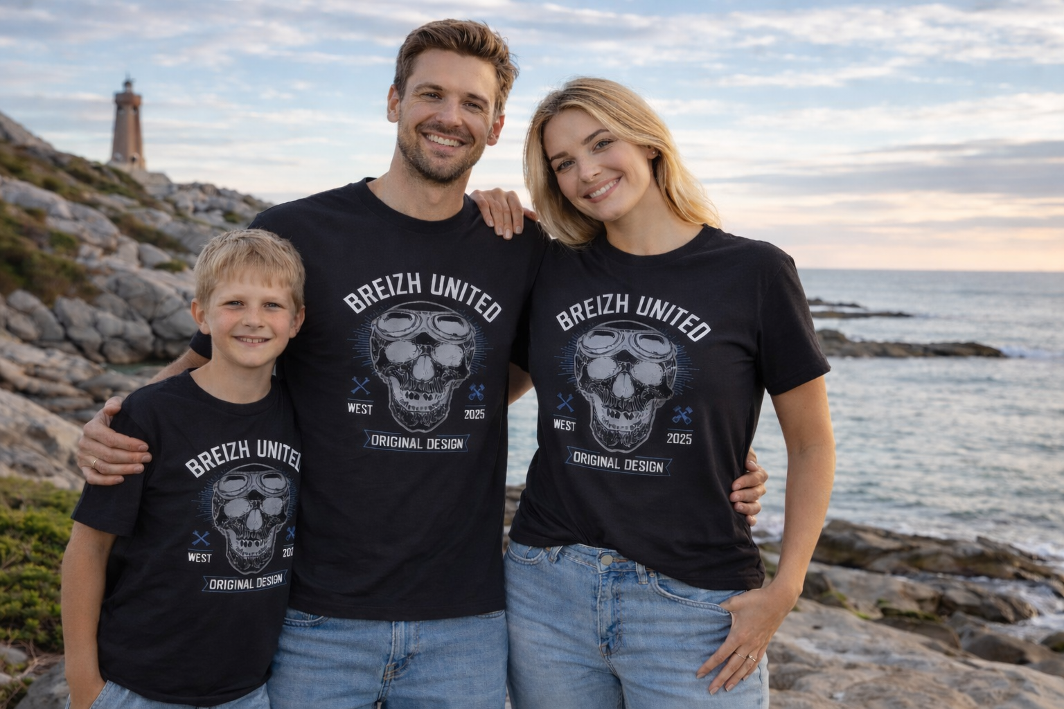 Tee-Shirt Breizh United Rebel Bone