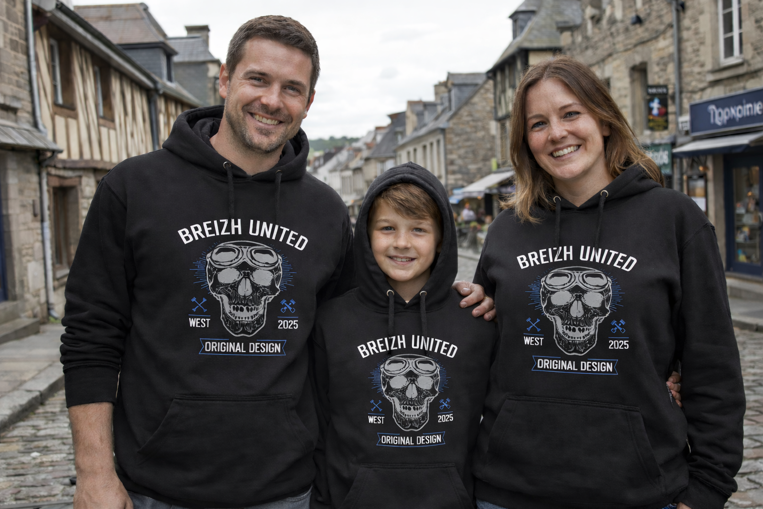 Sweat Breizh United Rebel Bone
