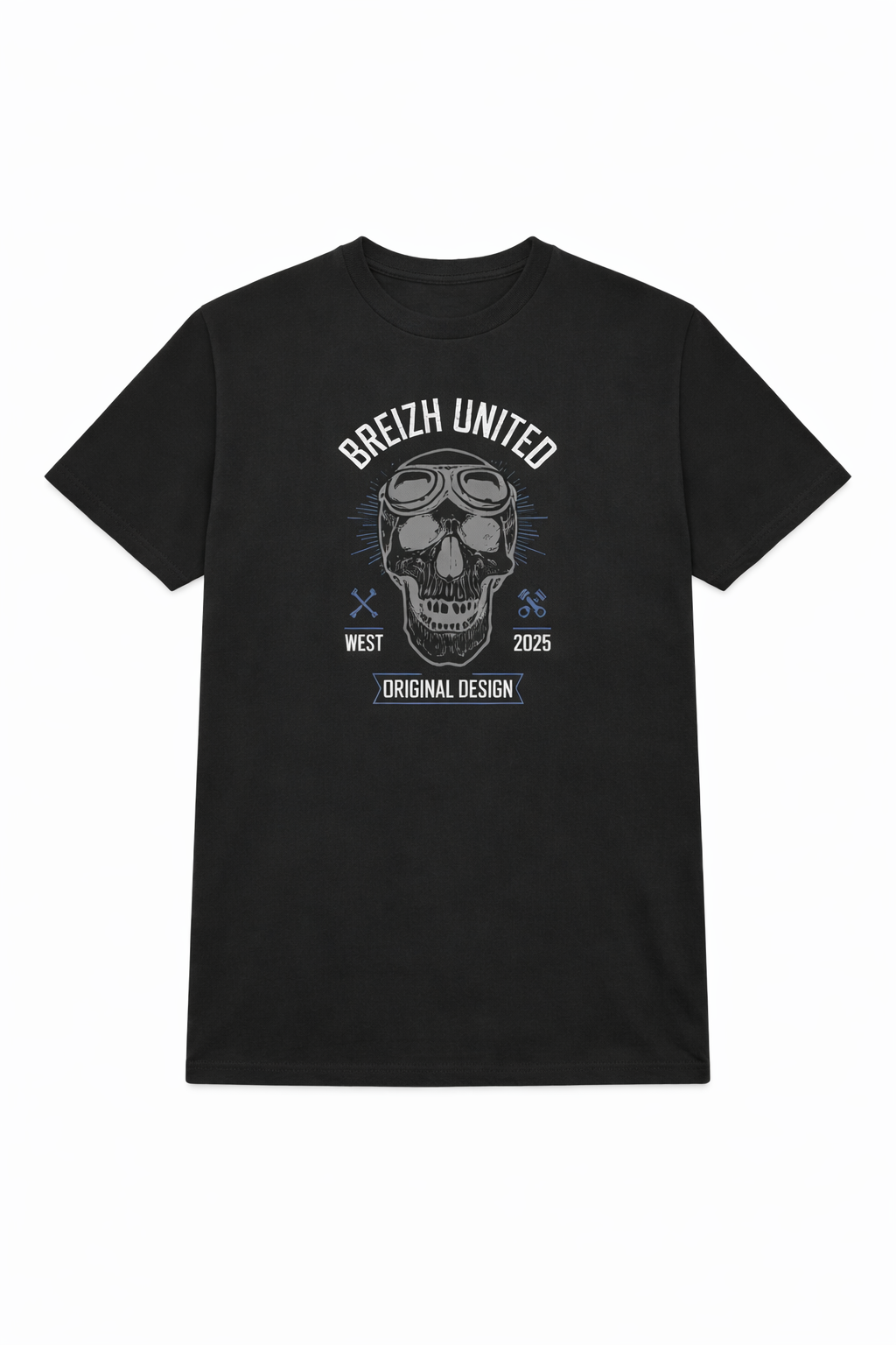 Tee-Shirt Breizh United Rebel Bone