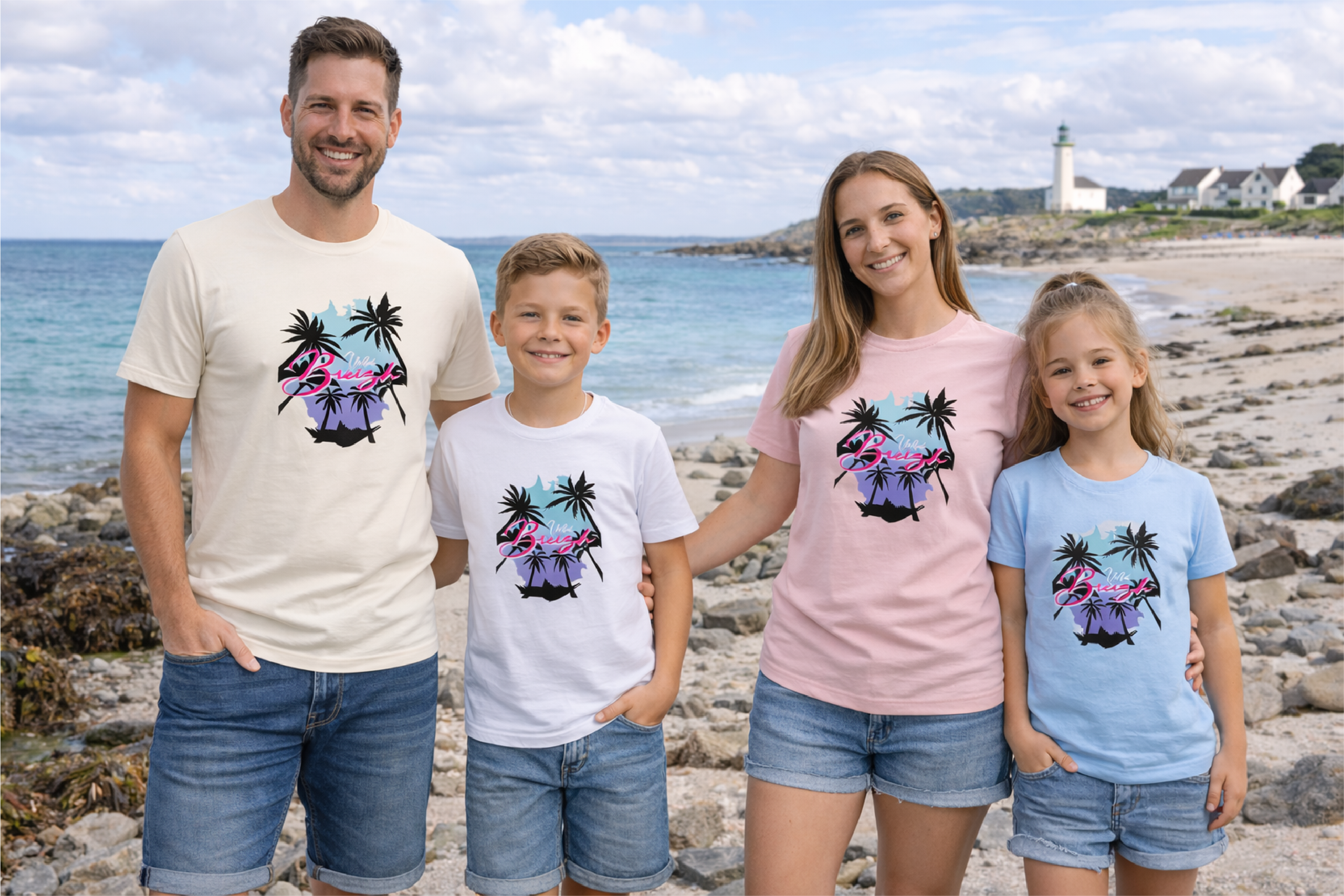 Tee-Shirt Breizh United Palmier